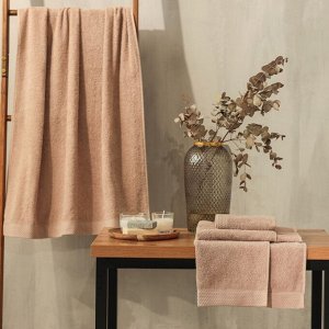 Набор махровых полотенец LoveLife "Natural stone" 3 шт: 70х130,50х80,30х50см хл100%