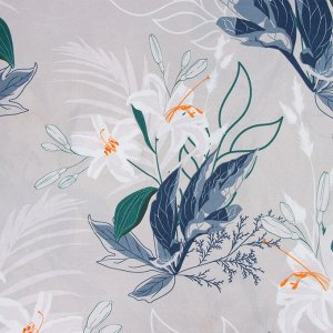 Постельное бельё Экономь и Я 2 сп Ice petal 175*215см,180*215см,50*70см-2 шт, полисатин, 80 г/м*