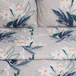 Постельное бельё Экономь и Я 2 сп Ice petal 175*215см,180*215см,50*70см-2 шт, полисатин, 80 г/м*