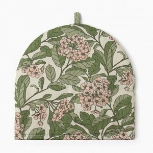 Грелка на чайник "Этель" Spring garden 28х28см, 100% хл., 190г/м2