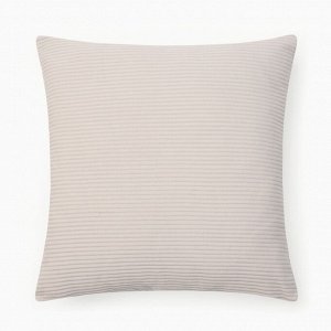 Чехол на подушку Этель Velour 43*43 см,  цв.бежевый, 100% полиэстер