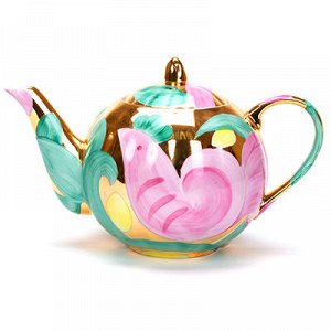 Сервиз чайный фарфоровый "Розовая птица" 15 предметов на 6 п