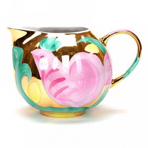 Сервиз чайный фарфоровый "Розовая птица" 15 предметов на 6 п