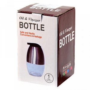 Бутылка для масла стеклянная "Пузатик" 350мл, д7,8см h13см,