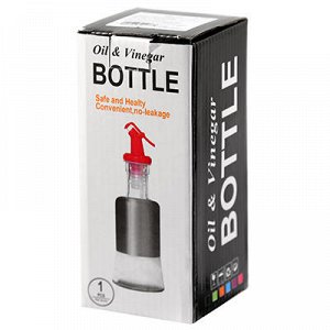 Бутылка для масла стеклянная "С пробкой" 200мл, д6,5см h18,5
