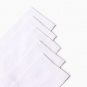 Набор мужских носков KAFTAN 5 пар, размер 41-44 (27-29 см), белый