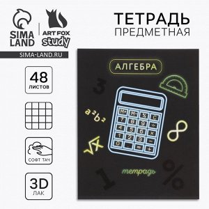 Предметная тетрадь 48 листов А5, на скрепке «Алгебра»