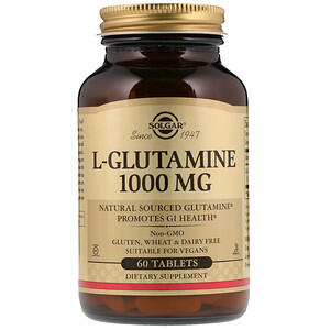 Solgar, L-глютамин 60 таблеток