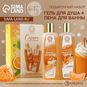 Подарочный набор «Сочное настроение»: гель для душа и пена для ванны, 2x250 мл, URAL LAB
