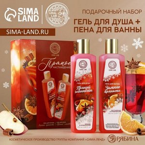 Подарочный набор «Пряное наслаждение»: гель для душа и пена для ванны, 2x250 мл, URAL LAB