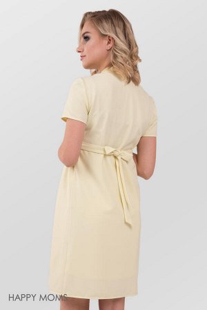 Платье желтое для беременных