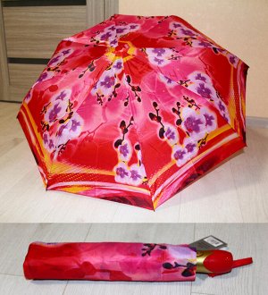 Зонт женский 300736-1 "Полуавтомат"Красный