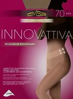 Колготки Innovattiva 70 (Omsa) колготки 70 ден с бесшовными шортиками и комфортным широким поясом