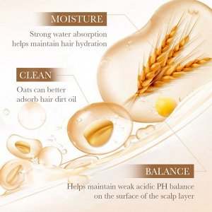 Шампунь для волос с экстрактом риса Biaoqua Rice Raw Pulp Shampoo, 1 саше 10 мл.