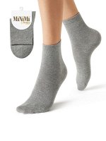Носки COTONE 1202  женские (MINIMI) хлопок гладь без рис.,борт-шахмотка, усиление в пятку и мыс