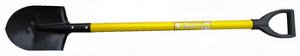 (УЛ) Лопата штыковая ЛКМ с желтым металлизированным черенком и V-p