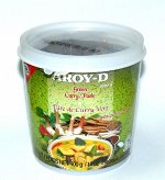 Паста &quot;Карри зеленая&quot; AROY-D 400г, пл\б  1*24