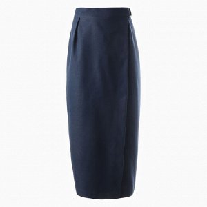 Юбка на запах женская MINAKU: Jeans Collection цвет синий