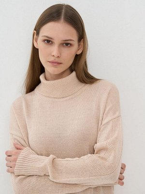 Свитер женский 9242-94155   011 бежевый меланж