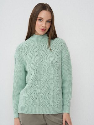 Свитер женский 7242-40272   4200667 малахит