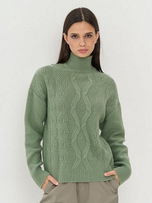 Свитер женский 7242-40270   4300913 шалфей