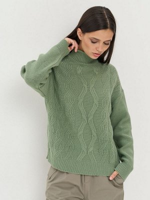 Свитер женский 7242-40270   4300913 шалфей