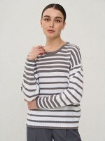 Джемпер женский 9242-94130   293/6400173 белый/титаниум
