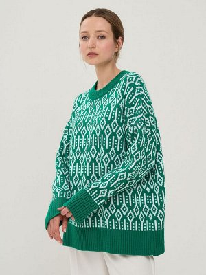 Джемпер женский 9242-94165   1035/501 бенеттон/белый
