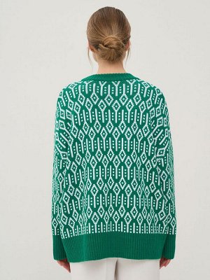 Джемпер женский 9242-94165   1035/501 бенеттон/белый