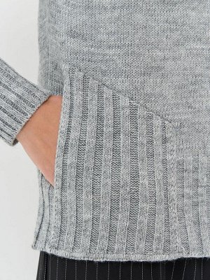 Джемпер женский 9242-94151   125 св. серый меланж
