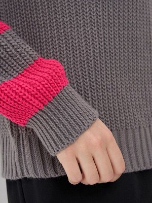 Джемпер женский 7242-40315   6400173/2400325 титаниум/флокс