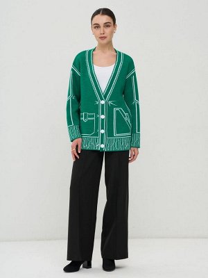 Кардиган женский 9242-91043   1035/293 бенеттон/белый