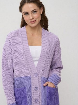 Кардиган женский 7242-14133   3609/3585/3661 лиловый/гортензия/ирис