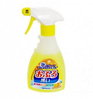 "Nihon Detergent" Чистящая спрей-пена для ванны (с антибактериальным эффектом и апельсиновым маслом), 400 мл., 1/20