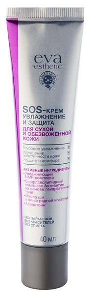 Eva Esthetic SOS-Крем увлажнение и защита для сухой и обезвоженной кожи, 40 мл