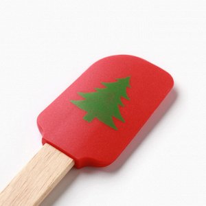 Набор подарочный новогодний Доляна "Символ года": Варежка-прихватка новогодняя, лопатка силикон