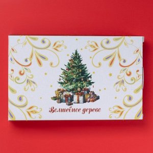 Тарелка керамическая Доляна «Волшебное дерево», керамика, 23,5x14x2,2 см, цвет белый