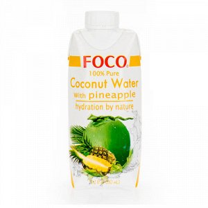 Кокосовая вода с соком ананаса FOCO4fresh, Ltd.