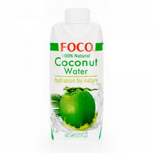 Кокосовая вода 100% натуральная, без сахара FOCO4fresh, Ltd.