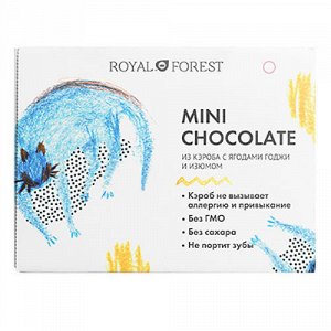 Шоколад из кэроба с ягодами годжи и изюмом, мини Royal Forest