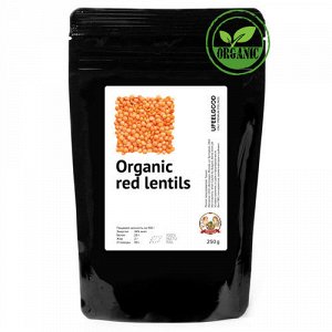 Чечевица "Красная" / Organic red lentils Ufeelgood4fresh, Lt