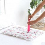 Вакуумный чехол для хранения вещей с клапаном.