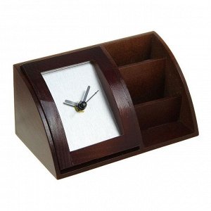 Набор настольный «Классика»: часы, визитница, подставка для ручек