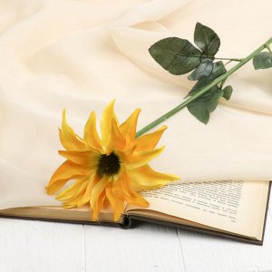 Цветок искусственный "Жёлтый клематис"