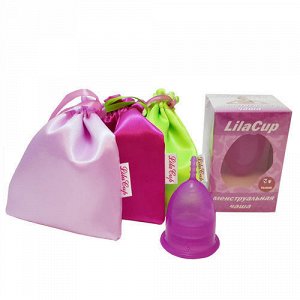 Чаша менструальная "Атлас Премиум", фиолетовая L LilaCup4fre