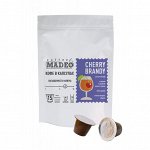 Кофе капсулы MADEO Вишня в коньяке Упаковка 15 капсул для кофемашин Nespresso