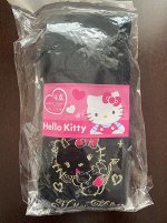 Колготки детские черные Hello Kitty
