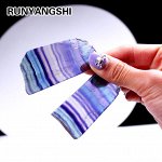 Натуральный полосатый флююрит