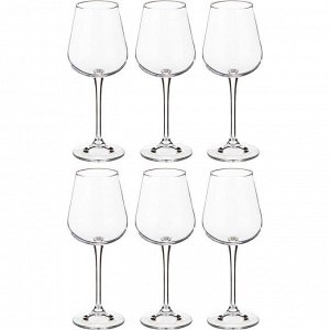Набор бокалов для вина из 6 шт. "amundsen/ardea" 330 мл высота=22 см (кор=1набор.)