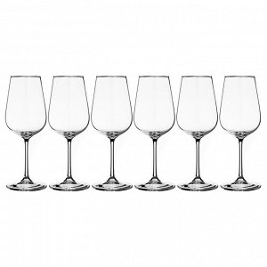 Набор бокалов для вина из 6 шт. "dora / strix" 360 мл высота=22 см